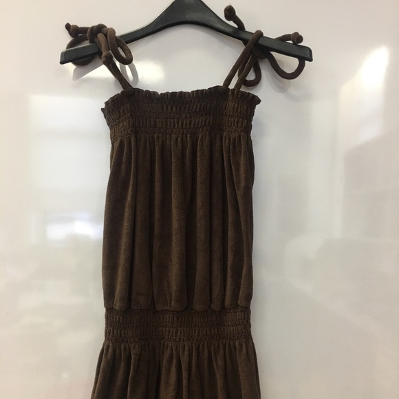 Raviya Other - RAVIYA BROWN terry cloth beach Dress sz s